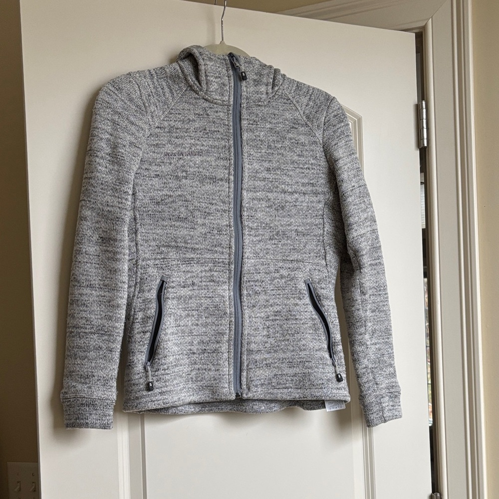 Mammut Heather Gray Fleece Hoodie